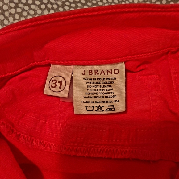 Red JBrand jeans - Picture 4 of 8
